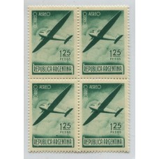 ARGENTINA 1940 GJ 848b + 848a CUADRO CON ESTAMPILLA NUEVA CON GOMA VARIEDAD FOCO EN LA CABINA Y SELLO MINT VARIEDAD HILOS DE TELEGRAFO U$ 30